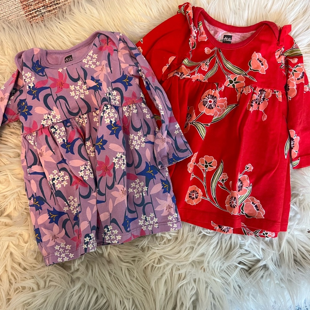 Two tea collection dresses
